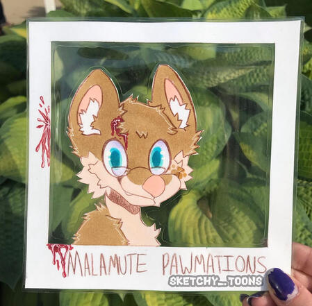 Prisma colored headshot badge $20
