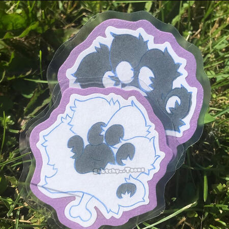 Prisma colored headshot badge $20